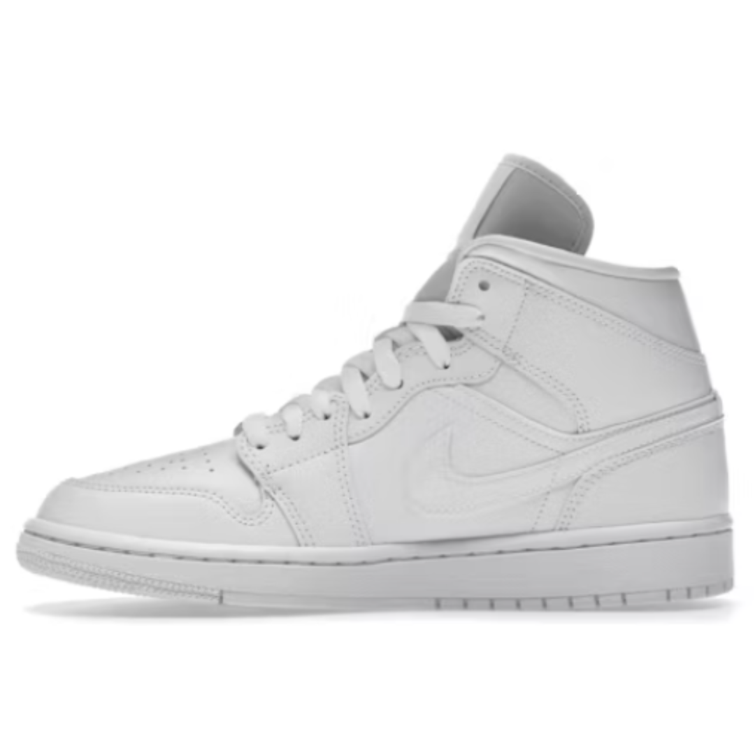 Air Jordan 1 Mid Triple White (2022) (Women's)